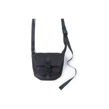COMBACK Polyamide Shoulder Bag Crossbody Bag Small Size Unisex Black