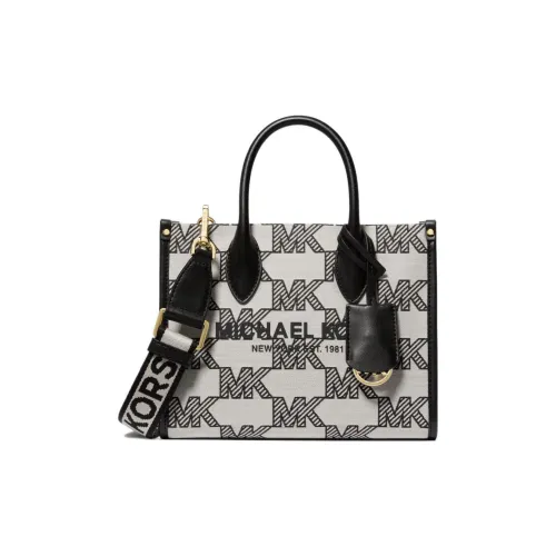 MICHAEL KORS Polyester Tote Bag Shopping Bag Handbag Shoulder Bag Crossbody Bag Small Size Women's Black