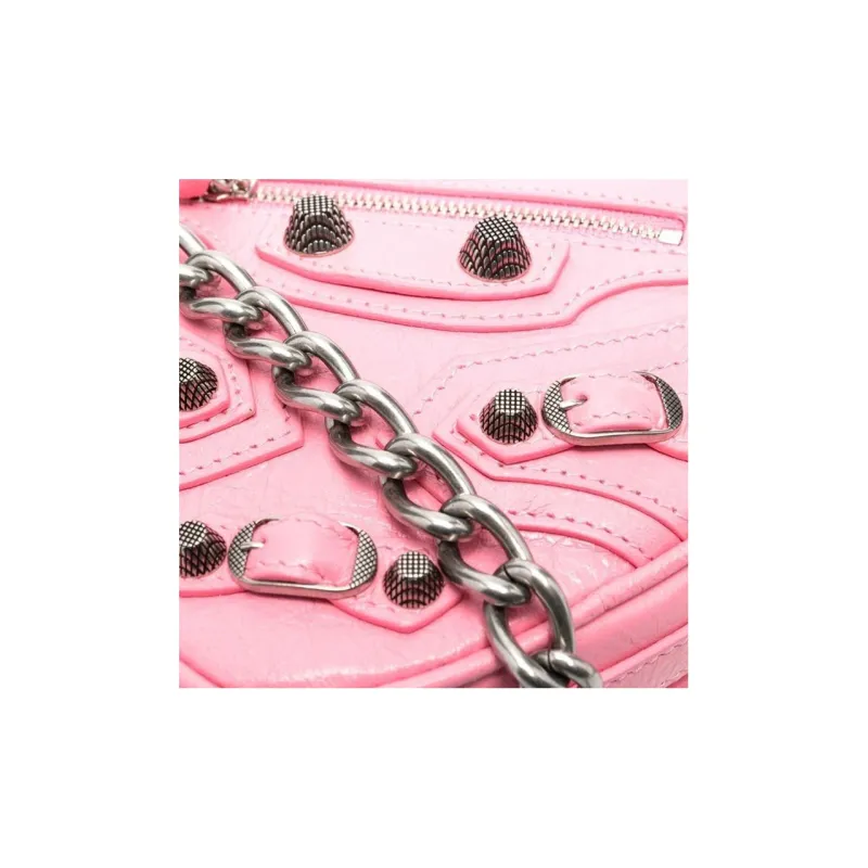 Balenciaga Le Cagole Heart Mini Bag Pink-2