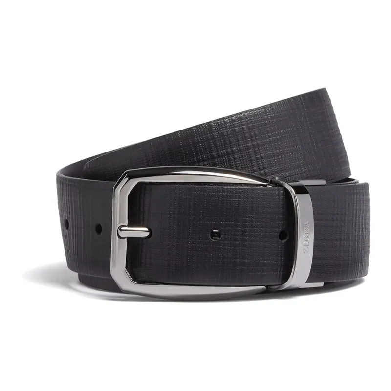 Ermenegildo Zegna Leather Belts Men Black-0