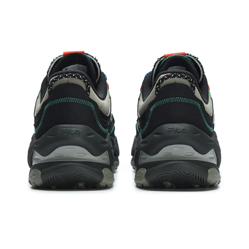 FILA FUSION Daddy Shoes 'Black Green'-4