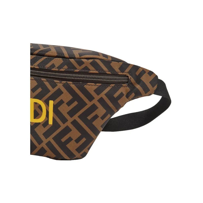 FENDI ROMA Nylon Crossbody Fanny Pack Kids' Multicolor-6