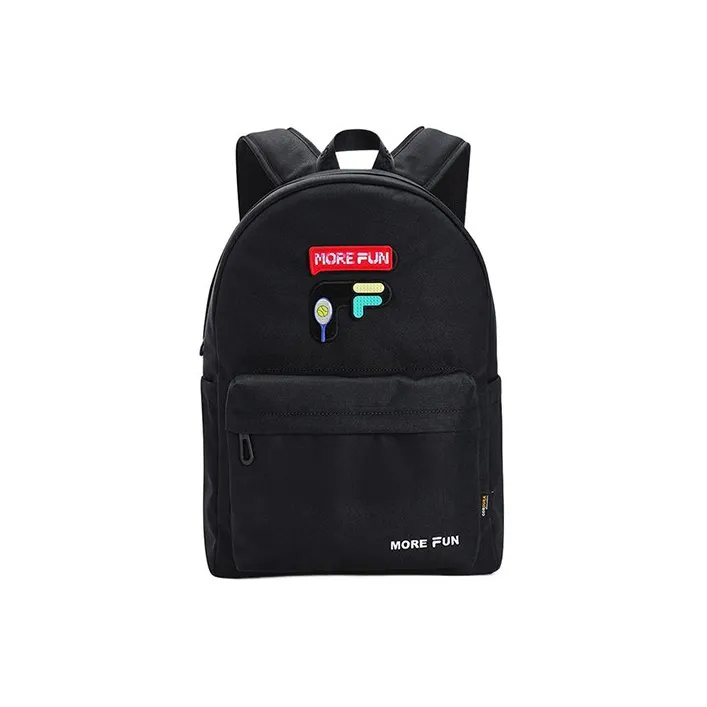 FILA Fusion Fabric Backpack Regular Unisex Black-0