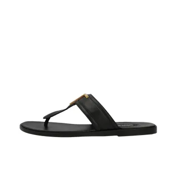 TOM FORD Logo-plaque Leather Flip Flops