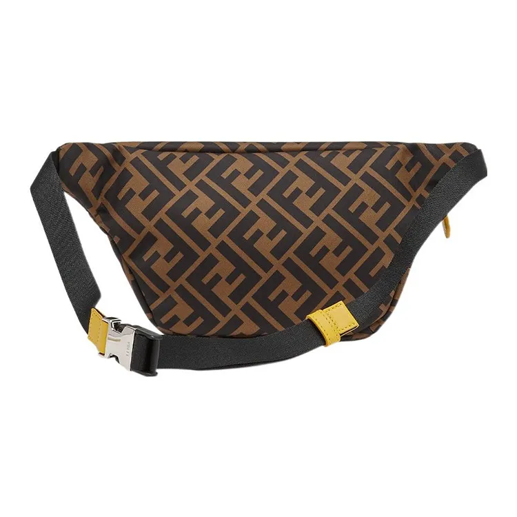 FENDI ROMA Nylon Crossbody Fanny Pack Kids' Multicolor-3