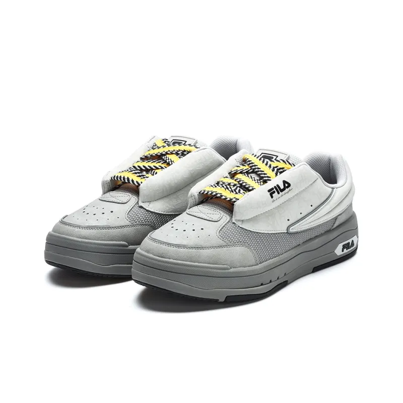 FILA Disruptor Low Top Skateboard Shoes Men's Antarctic Gray-1
