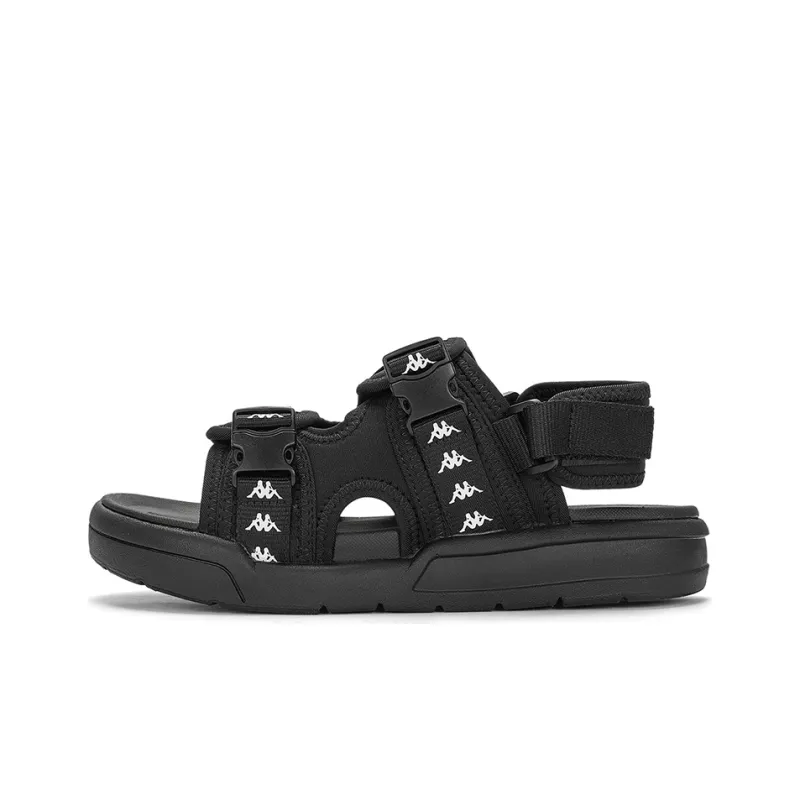 Kappa Jungle Lion Collection Beach Sandals Unisex Black-0