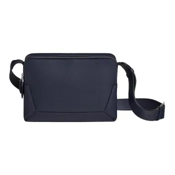 HERMES Evercolor With Togo Calfskin Courier Bag Crossbody Bag Men's Midnight Blue