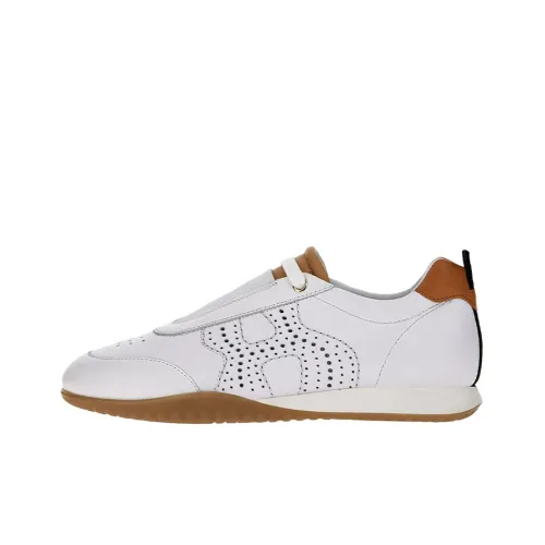 HOGAN Lifestyle Shoes Women's Low-Top White/Brown