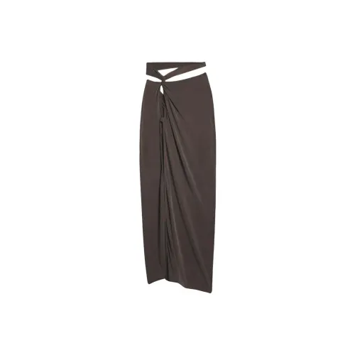 Jacquemus Casual Long Skirts Women's Brown