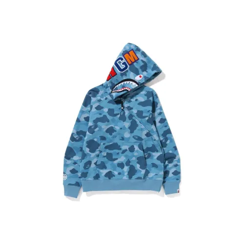 BAPE Honeycomb Camo Shark Full Zip Hoodie 