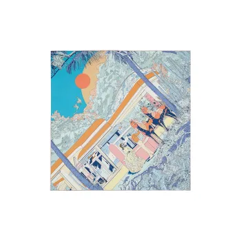 HERMES Rendez Vous Galan Silk Scarves Women's