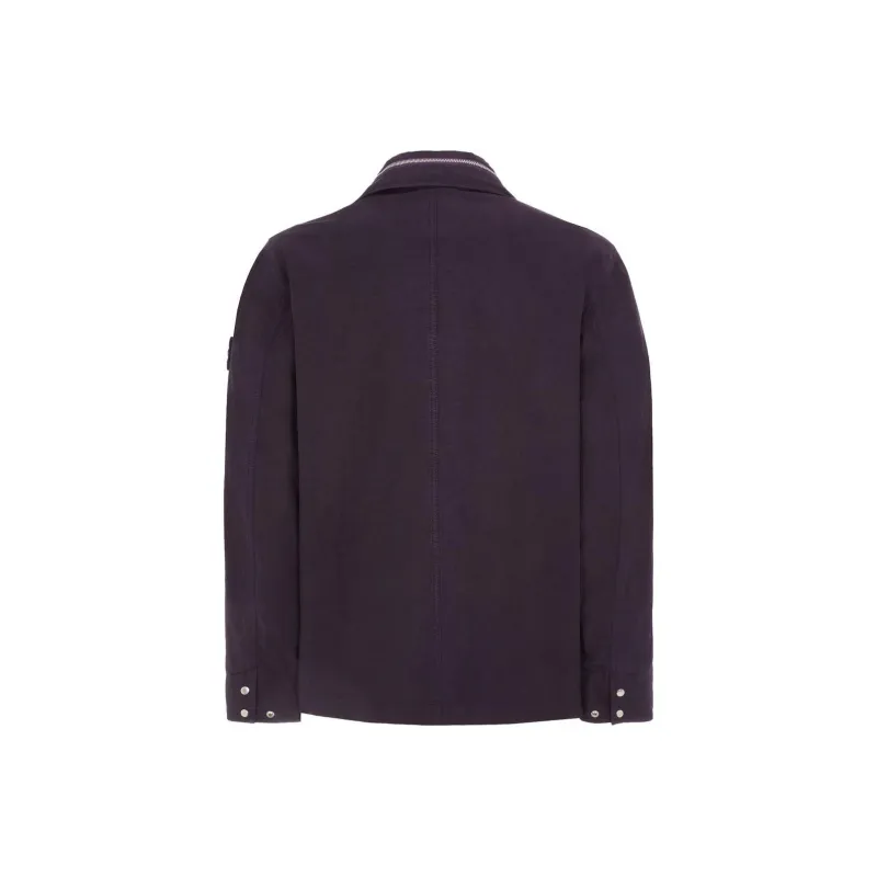 STONE ISLAND Jackets Men Dark Reddish Purple-1