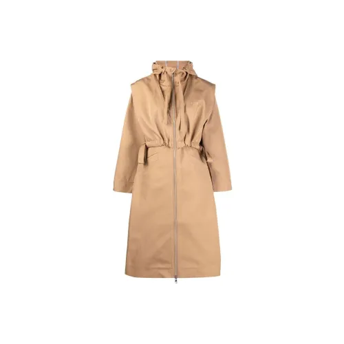 GANNI Coats Women's Beige