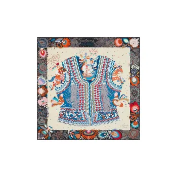 HERMES Costume De Fete Silk Scarves Women's
