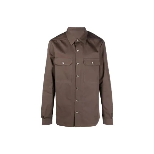 Rick Owens DRKSHDW Shirts Men Brown