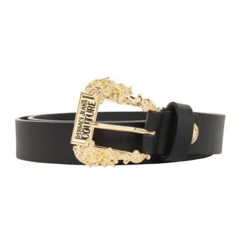 VERSACE JEANS COUTURE Baroque buckle Leather Belt