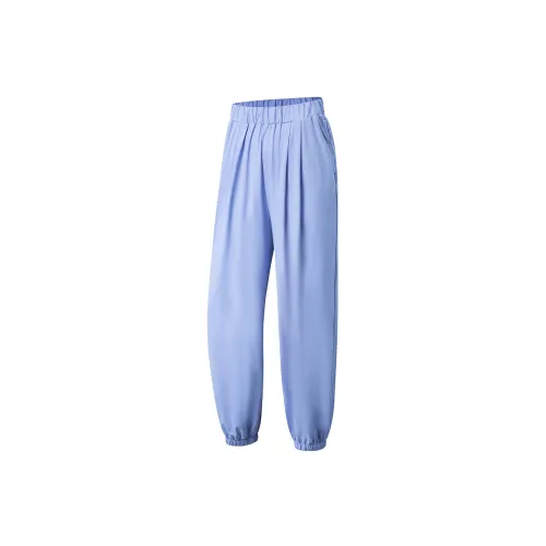 LINING Fitness Series Knitted Sweatpants Women's Light Iris Purple