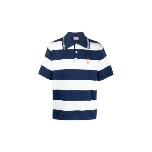 KENZO Polo Shirts Men Blue