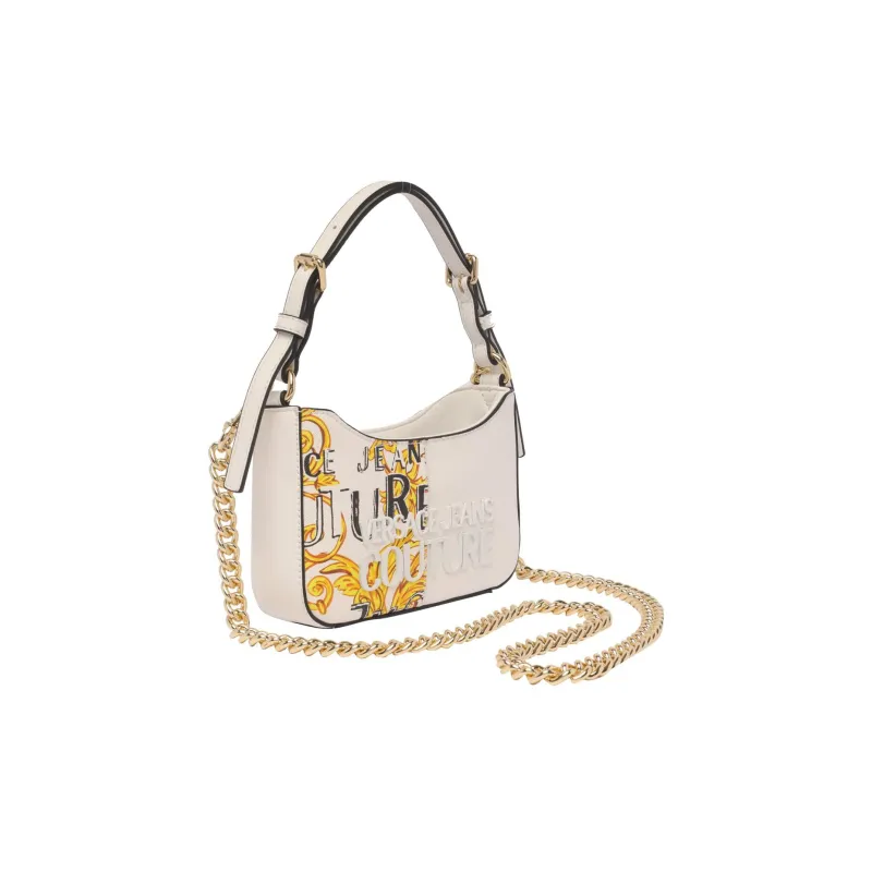 VERSACE JEANS COUTURE Polyester Crossbody One Shoulder Handbag Women's White-2