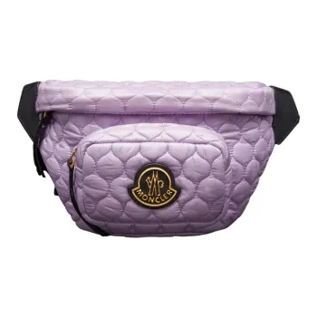 Moncler Polyamide Crossbody Fanny Pack Women's Light Purple