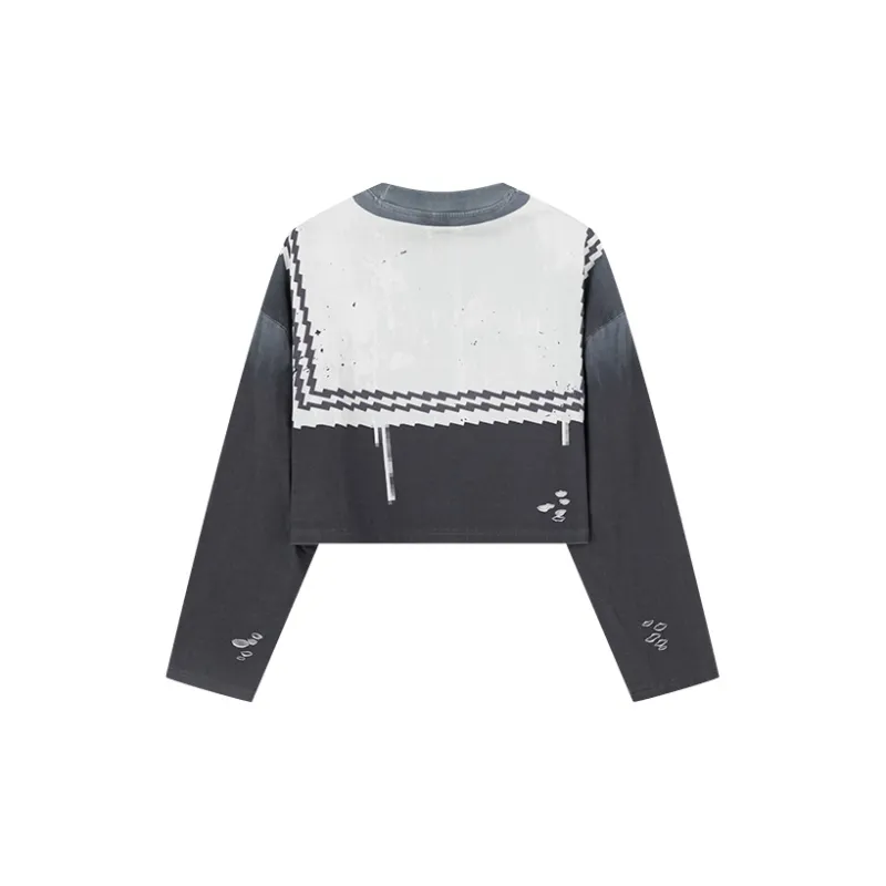 UOOYAA Crop Tops Women's Dark Gray-1