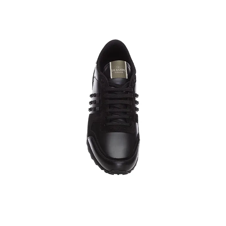 Valentino Garavani Rockstud Lace Up Sneakers-4