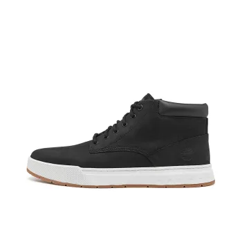 Timberland Maple Grove Wide Fit Leather Chukka Boots 'Black'