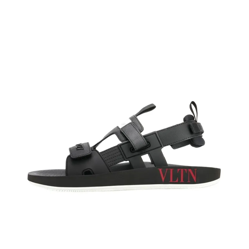Valentino Beach Sandals Men's Black-0