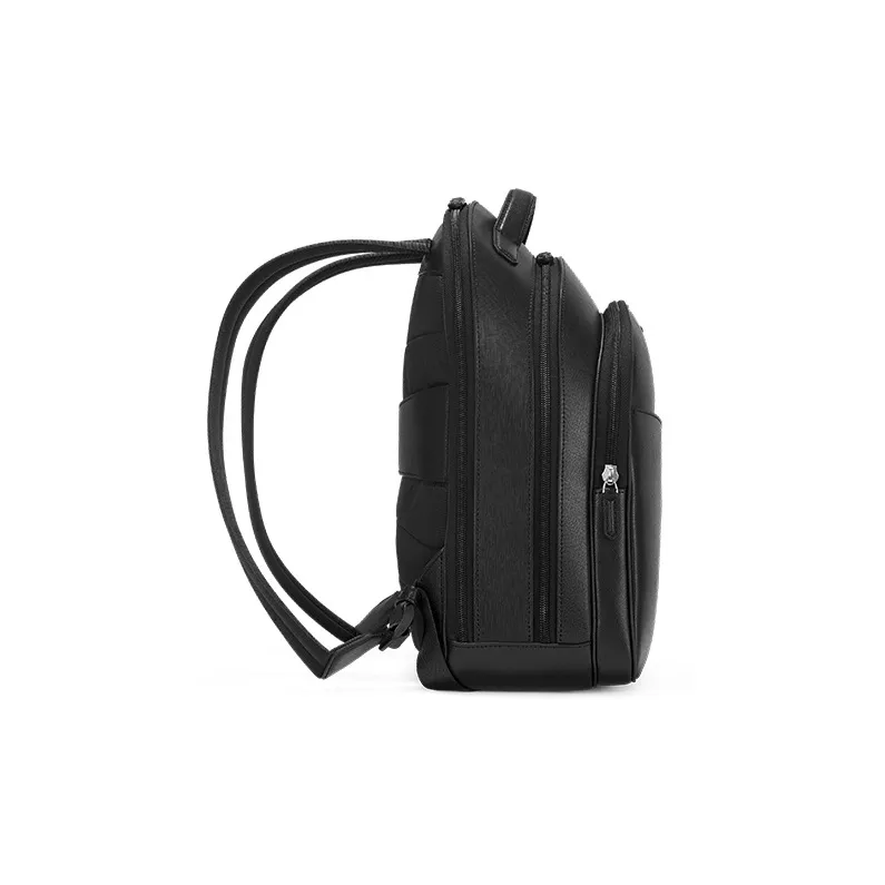 MONTBLANC Leather Backpack Medium Size Men's Black-2