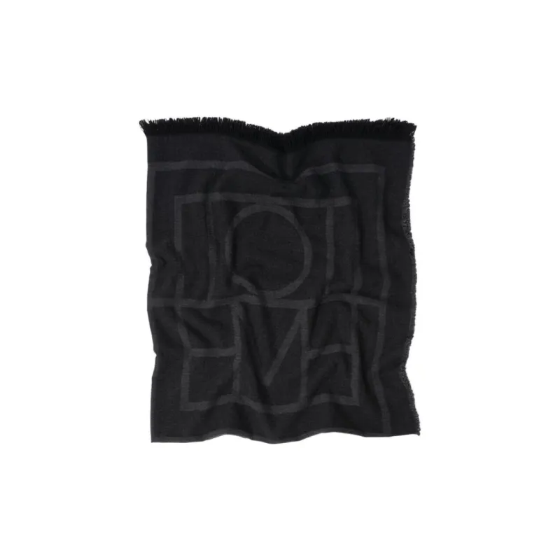TOTEME Large Monogram Scarf-2