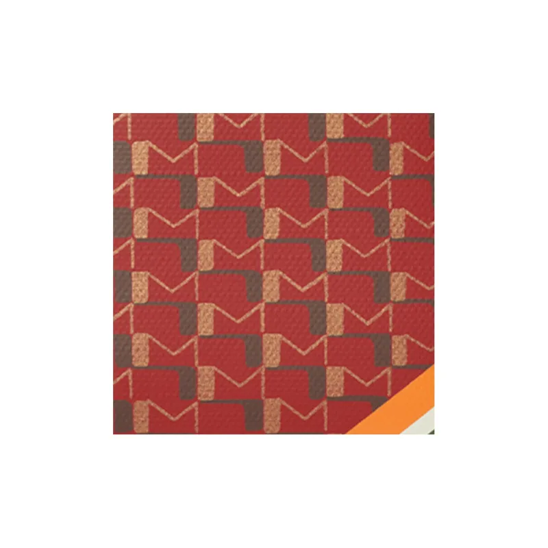 Moynat Canvas And Stripe Fabric Print Wallet Men's Red/Orange/Green-2