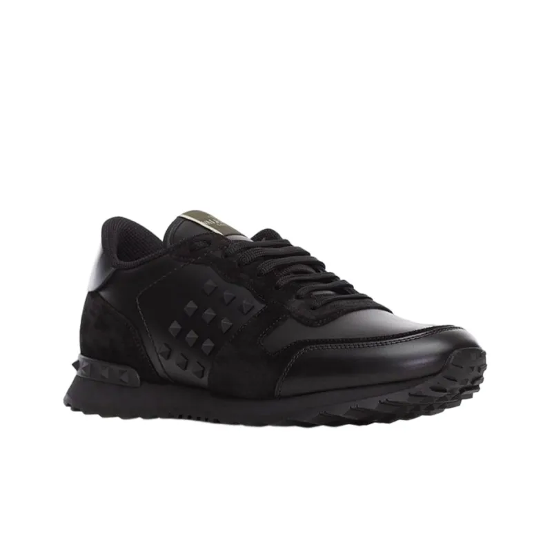 Valentino Garavani Rockstud Lace Up Sneakers-2