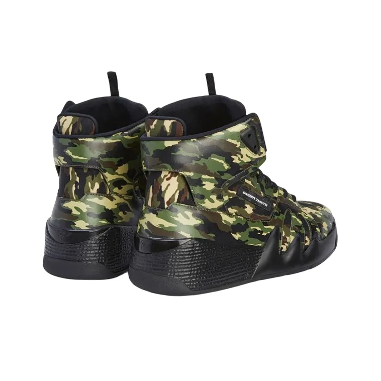 Giuseppe Zanotti Talon Camouflage High top Sneakers-4