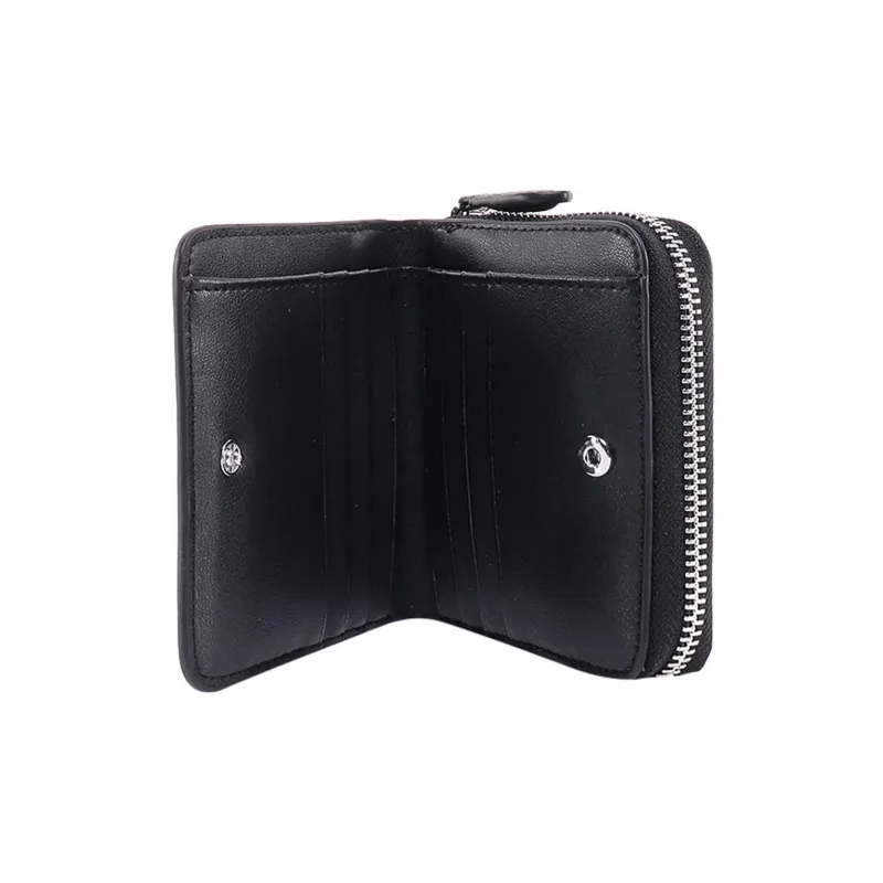 KARL LAGERFELD Leather Wallet Women's Black-3