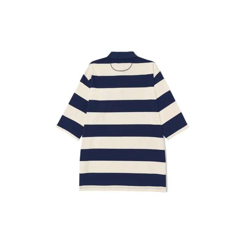 Vans Short Sleeved Dress Women's Blue White Stripes-1