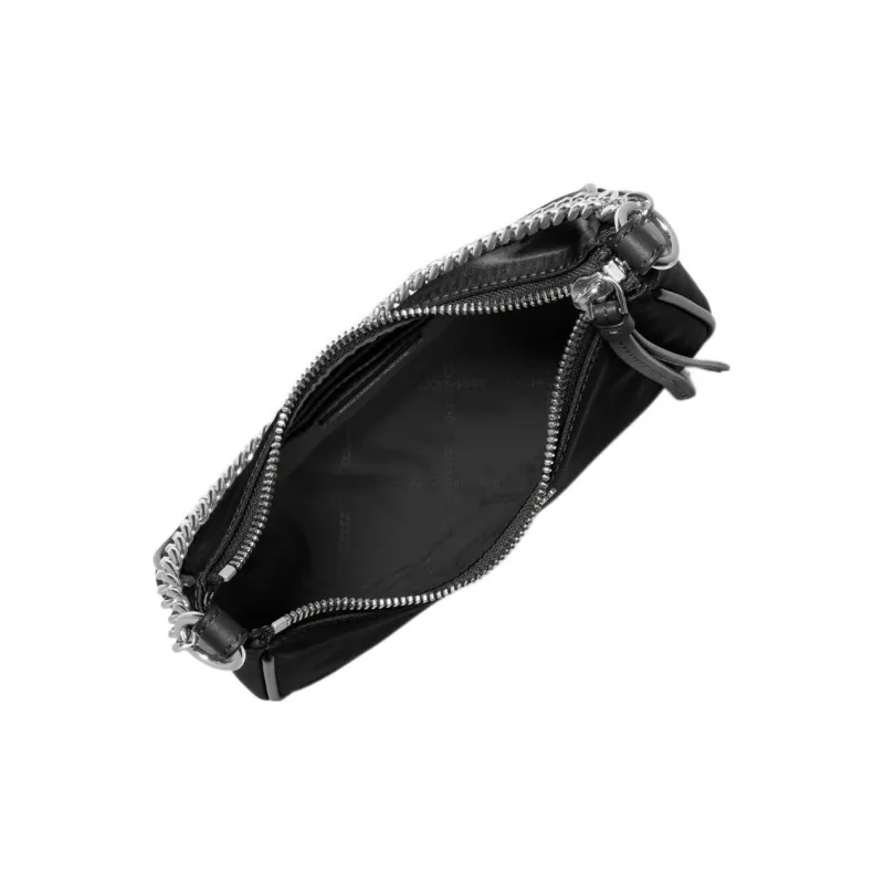MICHAEL KORS Jet Set Charm Nylon With Leather Handbag, Shoulder Bag Women's Black-2