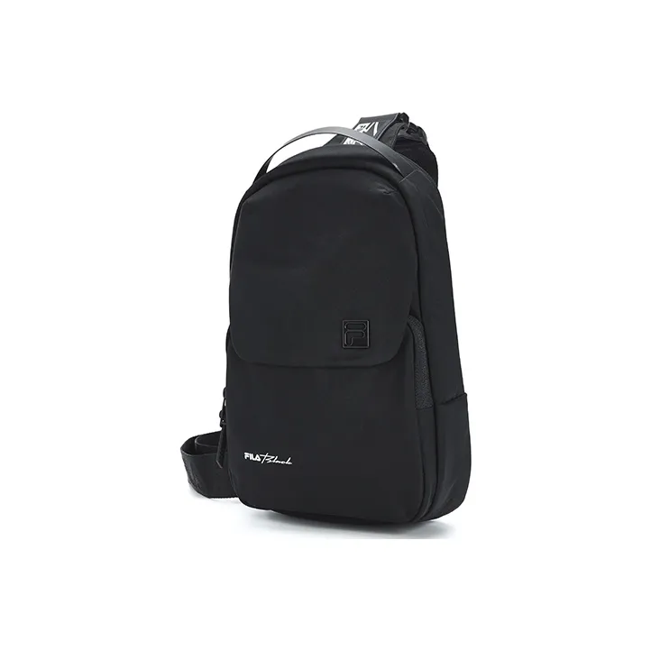 FILA Fabric Gym Bag Sling Bag Shoulder Bag Crossbody Bag Regular Unisex Black-2