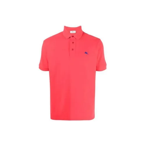 ETRO Polo Shirts Men Red