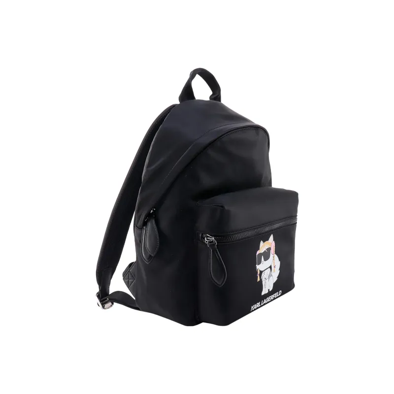 KARL LAGERFELD Polyester Backpack Women's Black-1