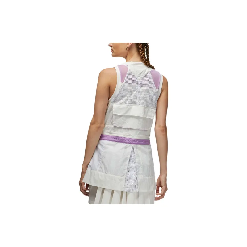 Jordan Vests Women's Phantom Gray White-1