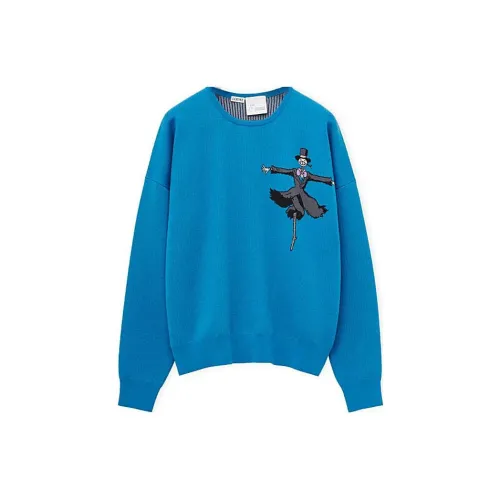 LOEWE X Howl's Moving Castle Sweaters Unisex Sky Blue