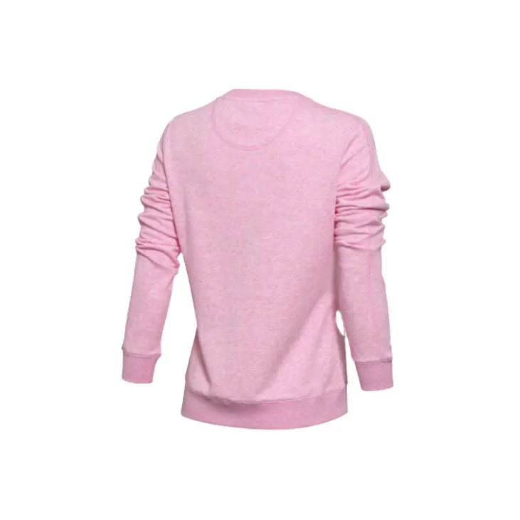 LINING Training Series Sweatshirts Women's Heather Gray With Bright Pink-1