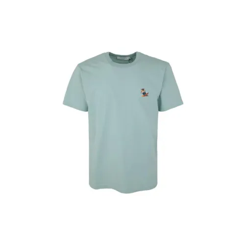 Maison Kitsune T-Shirts Men Light Blue