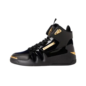Giuseppe Zanotti/GZ Talon High Top Stylish Skateboarding Shoes Men's Black