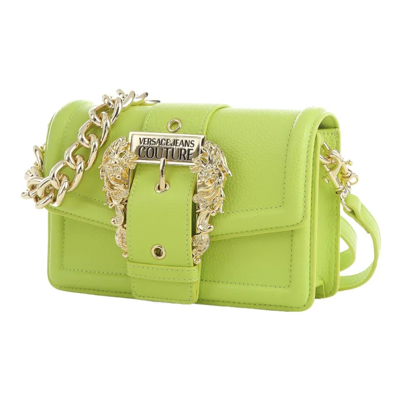VERSACE JEANS COUTURE Polyethylene Crossbody Bag, Shoulder Bag Women's Green-1