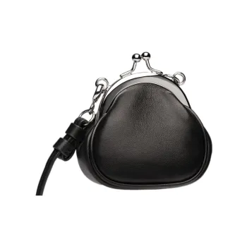Maison Margiela Sheepskin Portable Crossbody Bag, Shoulder Bag Women's Black