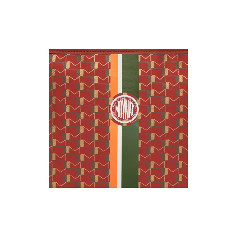Moynat Canvas 1920 Canvas Clutch Men's Red/Green/Orange-1