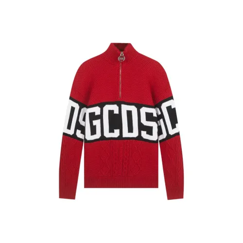 GCDS Sweaters Unisex Red