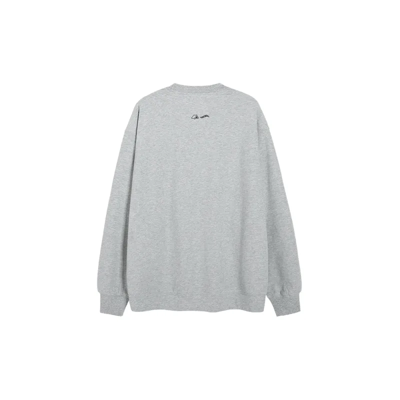 TIKIMOMOKA Crew Neck Loose Fit Regular Sweatshirt Spring And Autumn Unisex-7